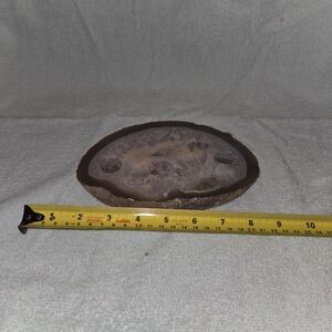 Brown Agate Slice Coaster